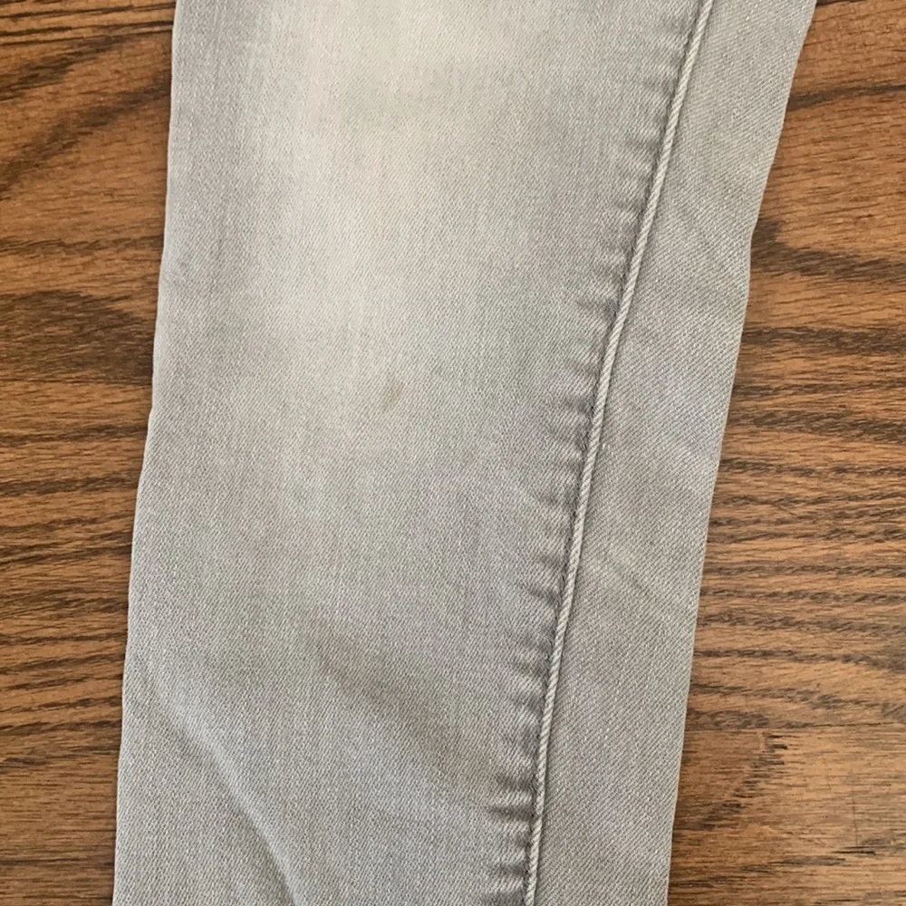 Zara distressed kids gray adjustable waist denim. Size 9
